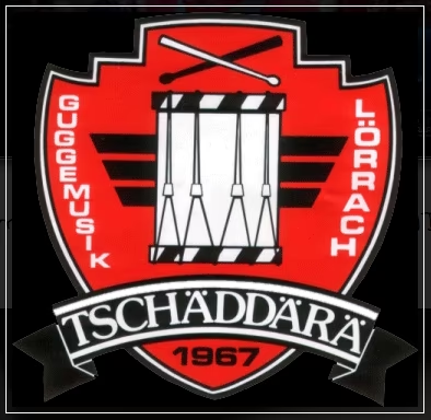 Ein rot-weißes Logo für Tschadra 1967