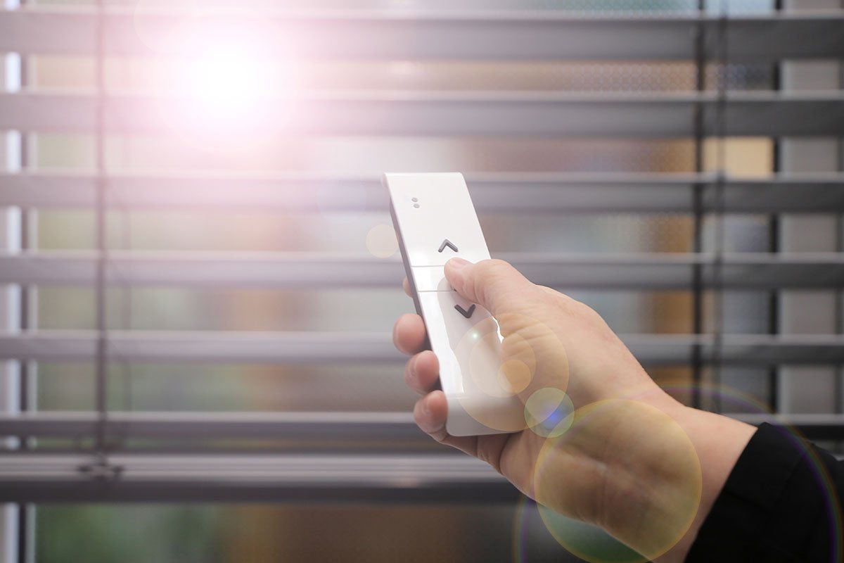 Volet motorisé avec télécommande