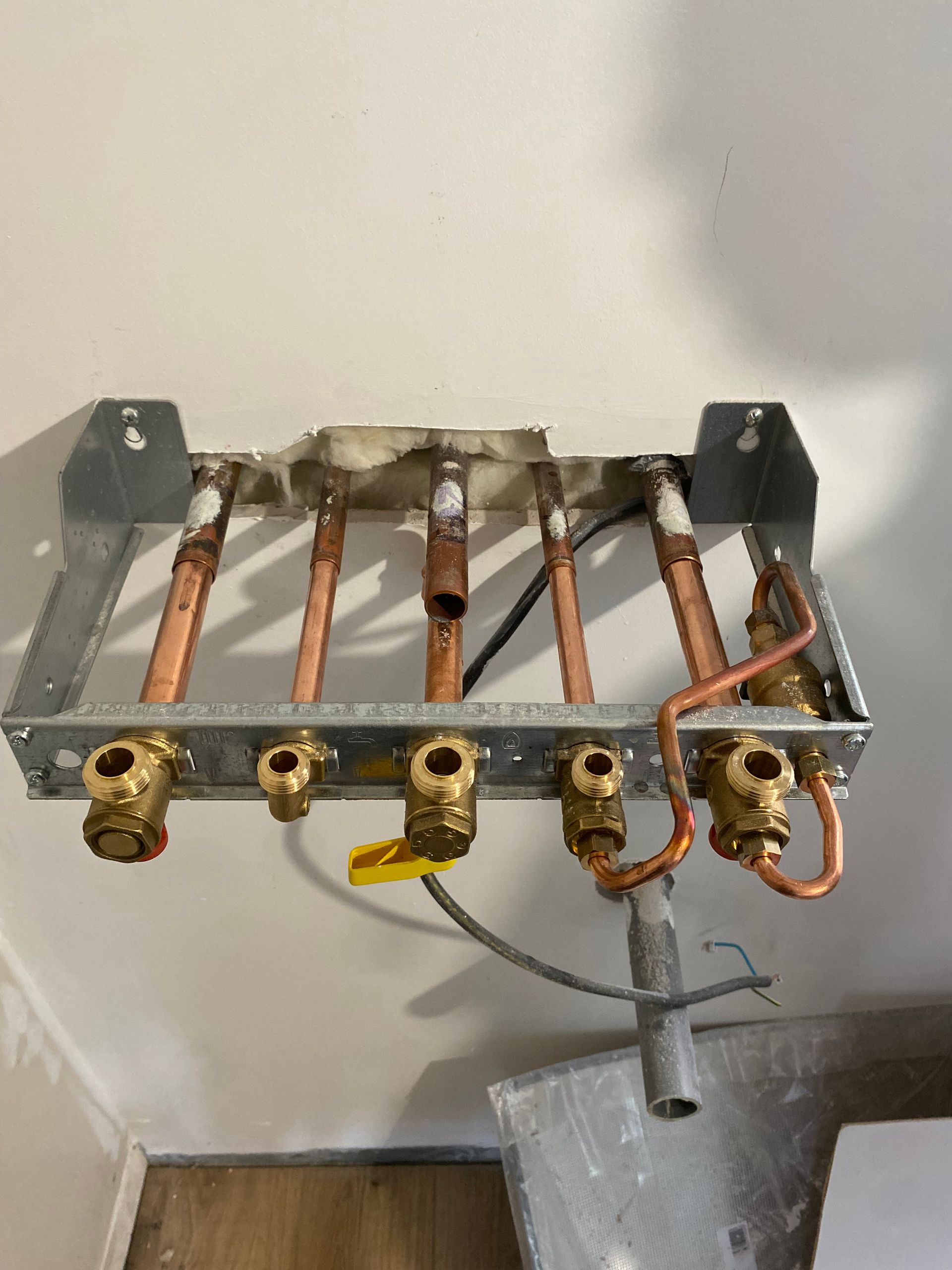 Collecteur sanitaire eau chaude, eau froide