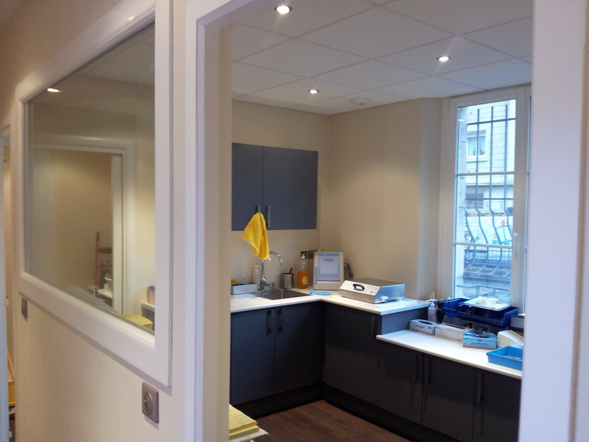 Cloisons dans une cuisine