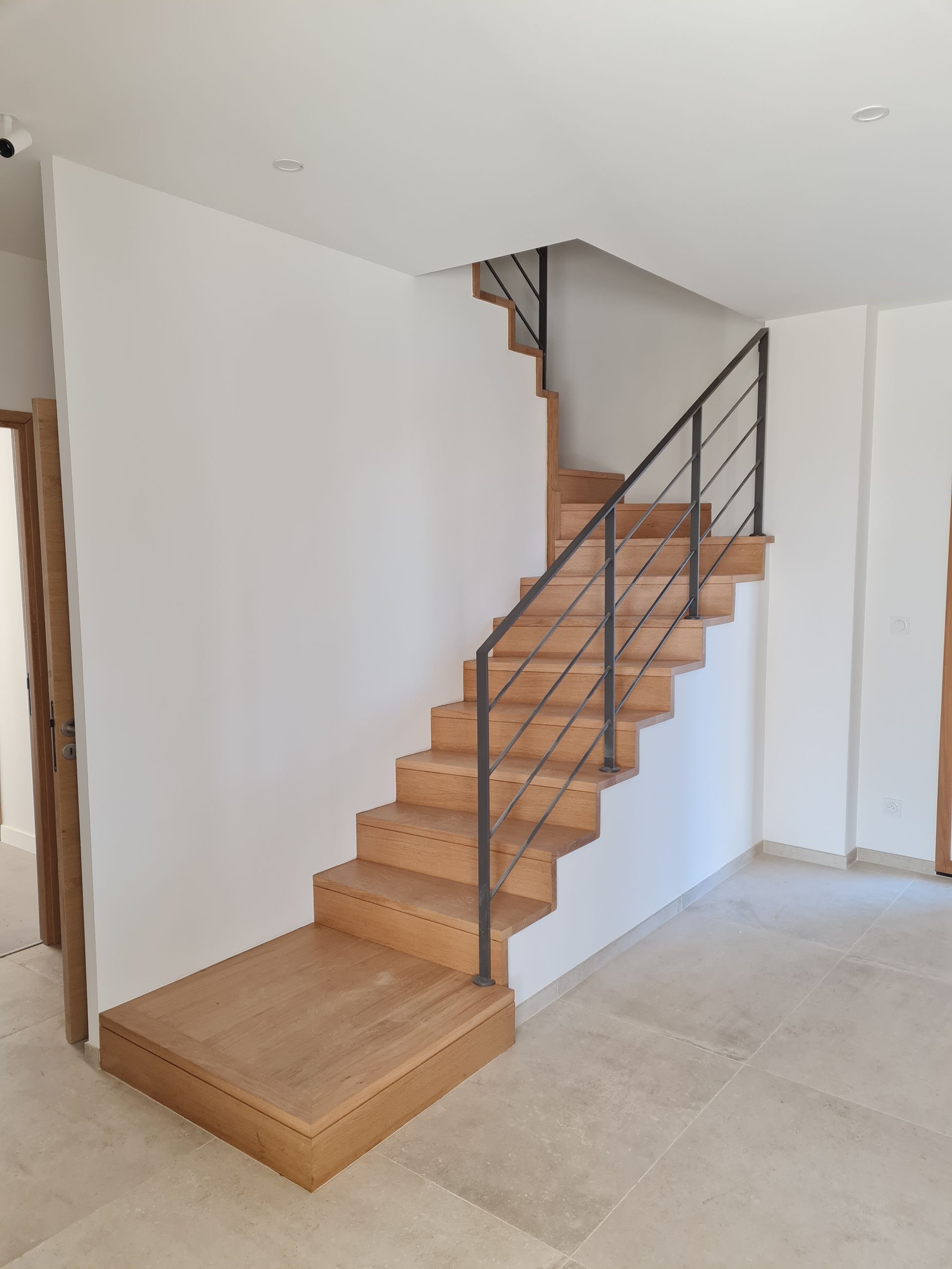 Pose d'un nouvel escalier