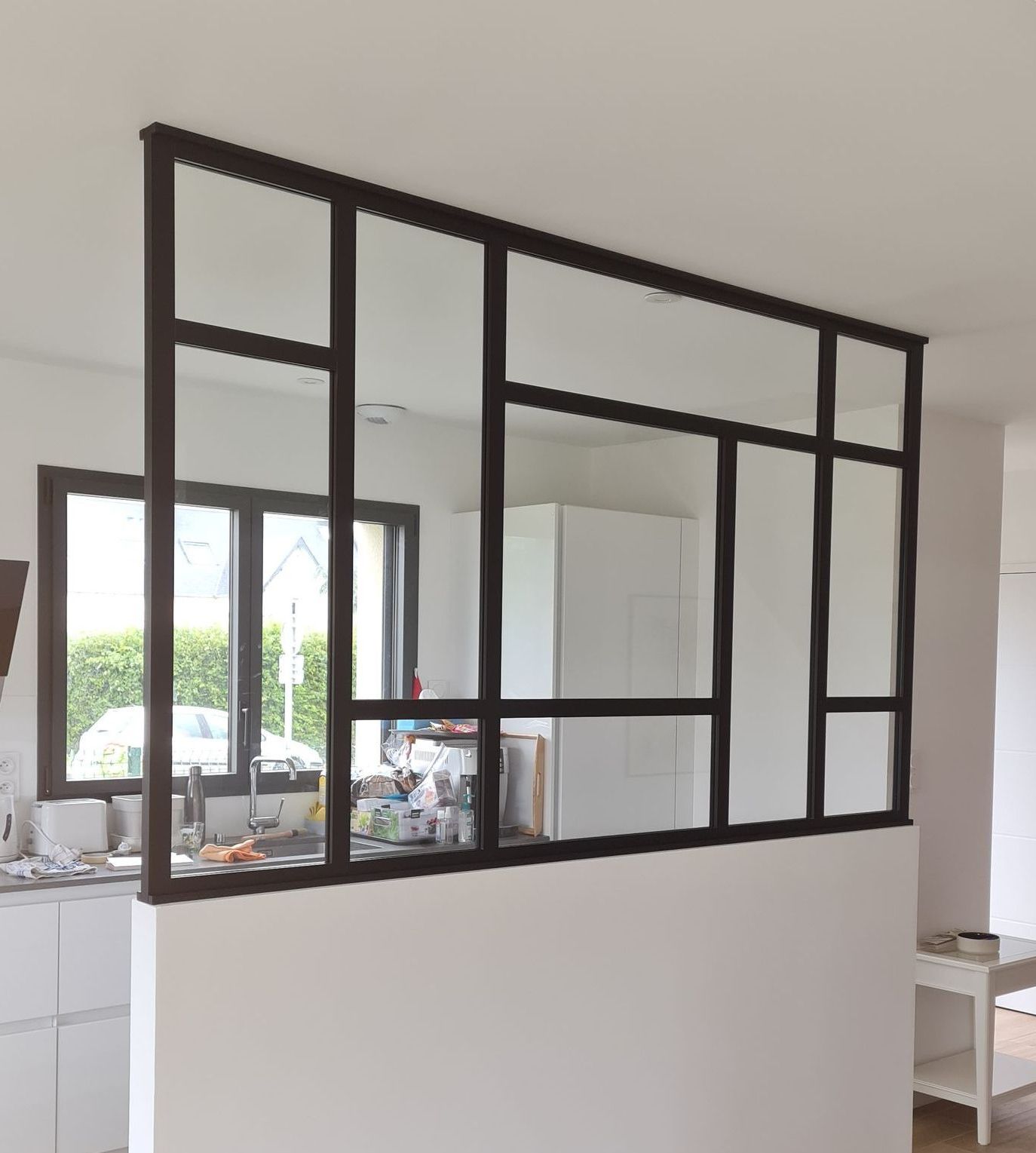 Pose d'une verrière chez un particulier