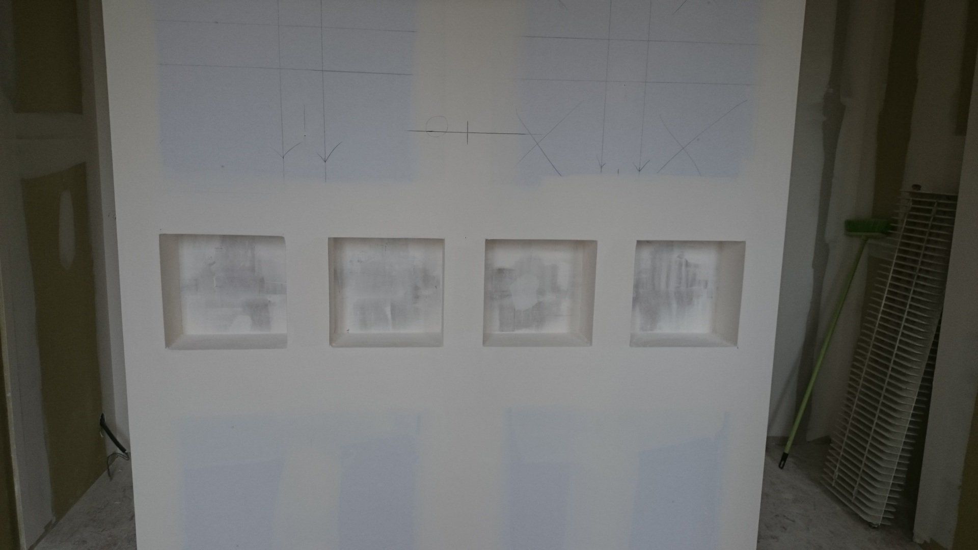 Cloison avec vitrages