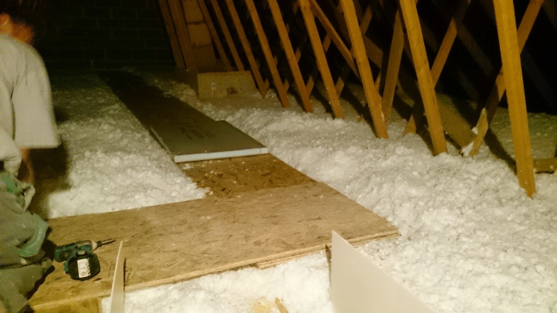 Isolation par laine soufflée