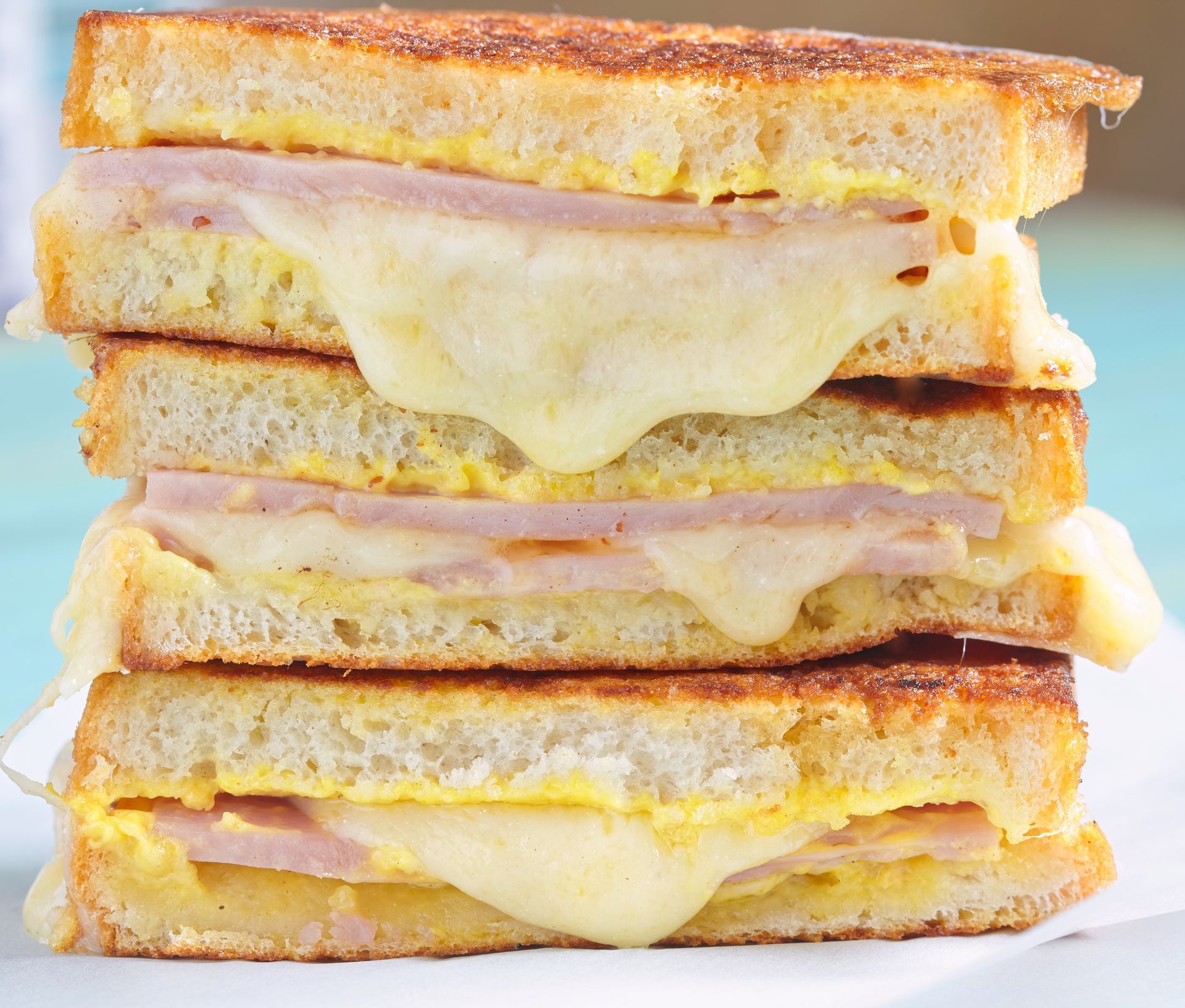 Fromage fondu de croque-monsieur