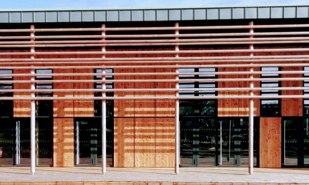 Façade extérieur d'une Eco-lodge