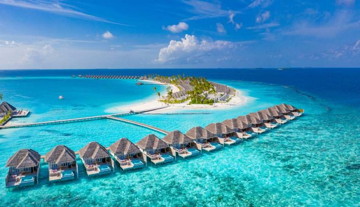 Reiseziel am Strand