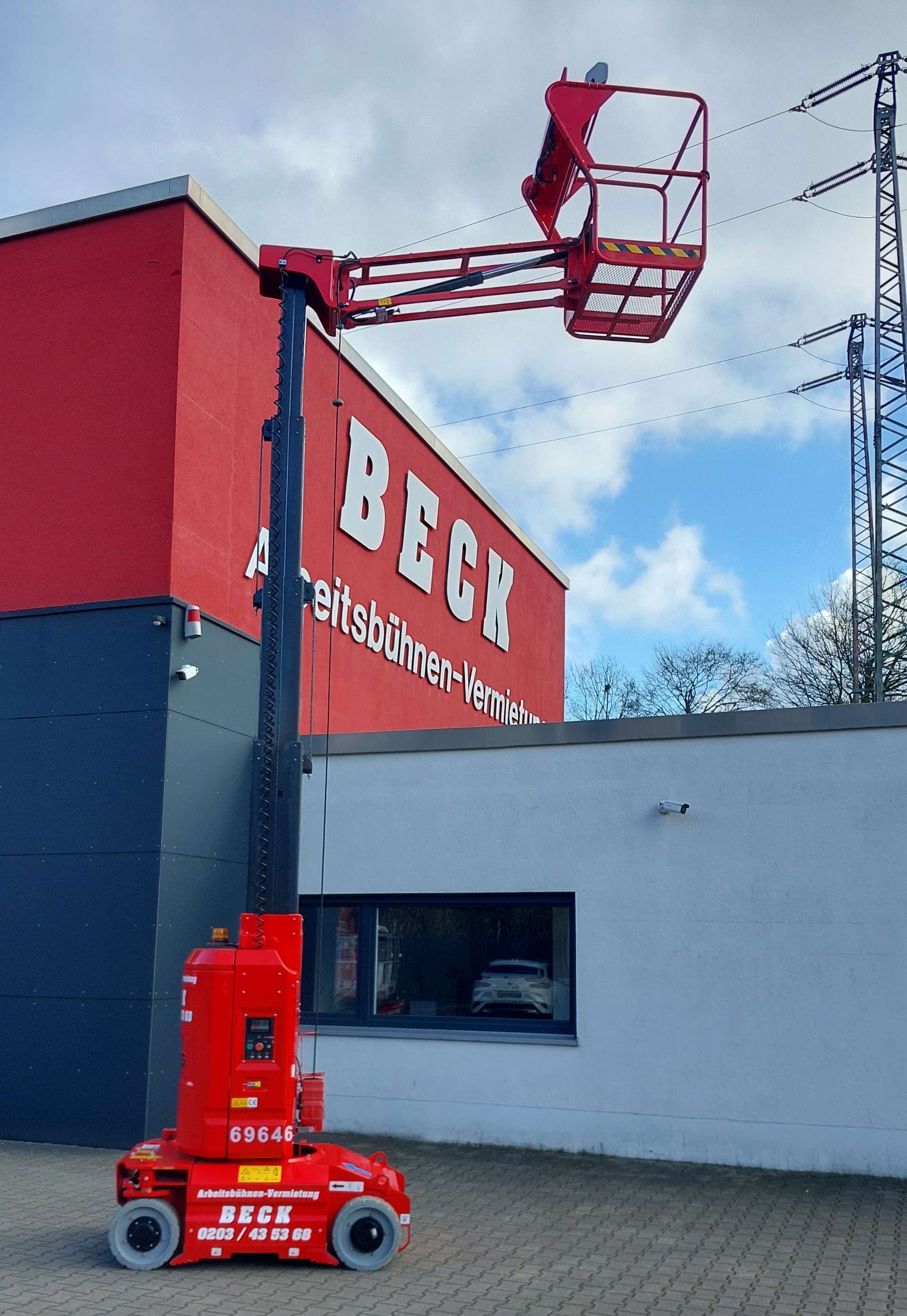 Beck Arbeitsbühnen | Teleskopmast-Arbeitsbühne