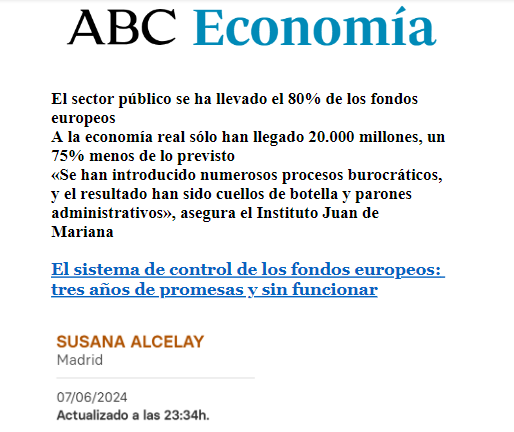 Titular del artículo de 