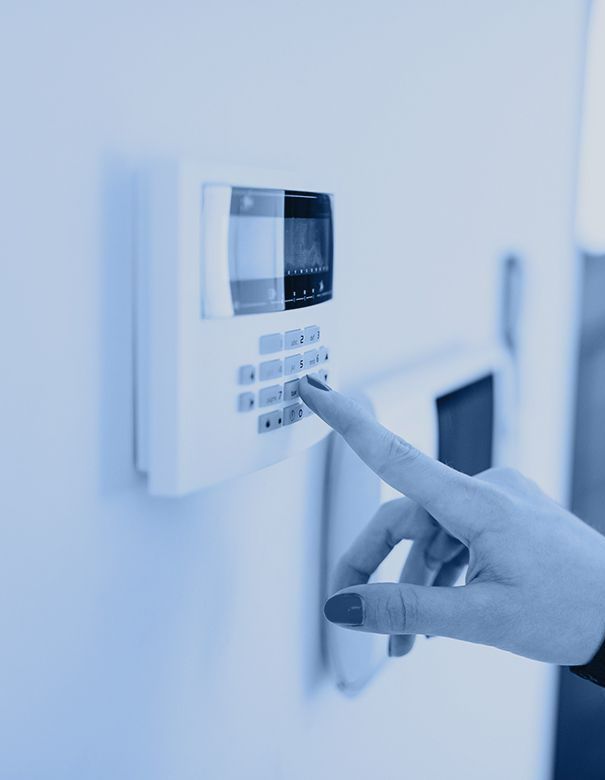 Panneau de configuration d'une alarme