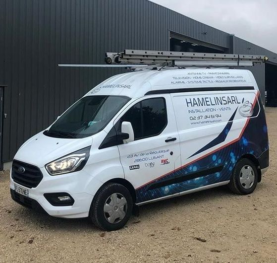Véhicule de l'entreprise Hamelin Sarl