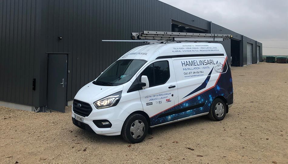 Véhicule de l'entreprise Hamelin Sarl