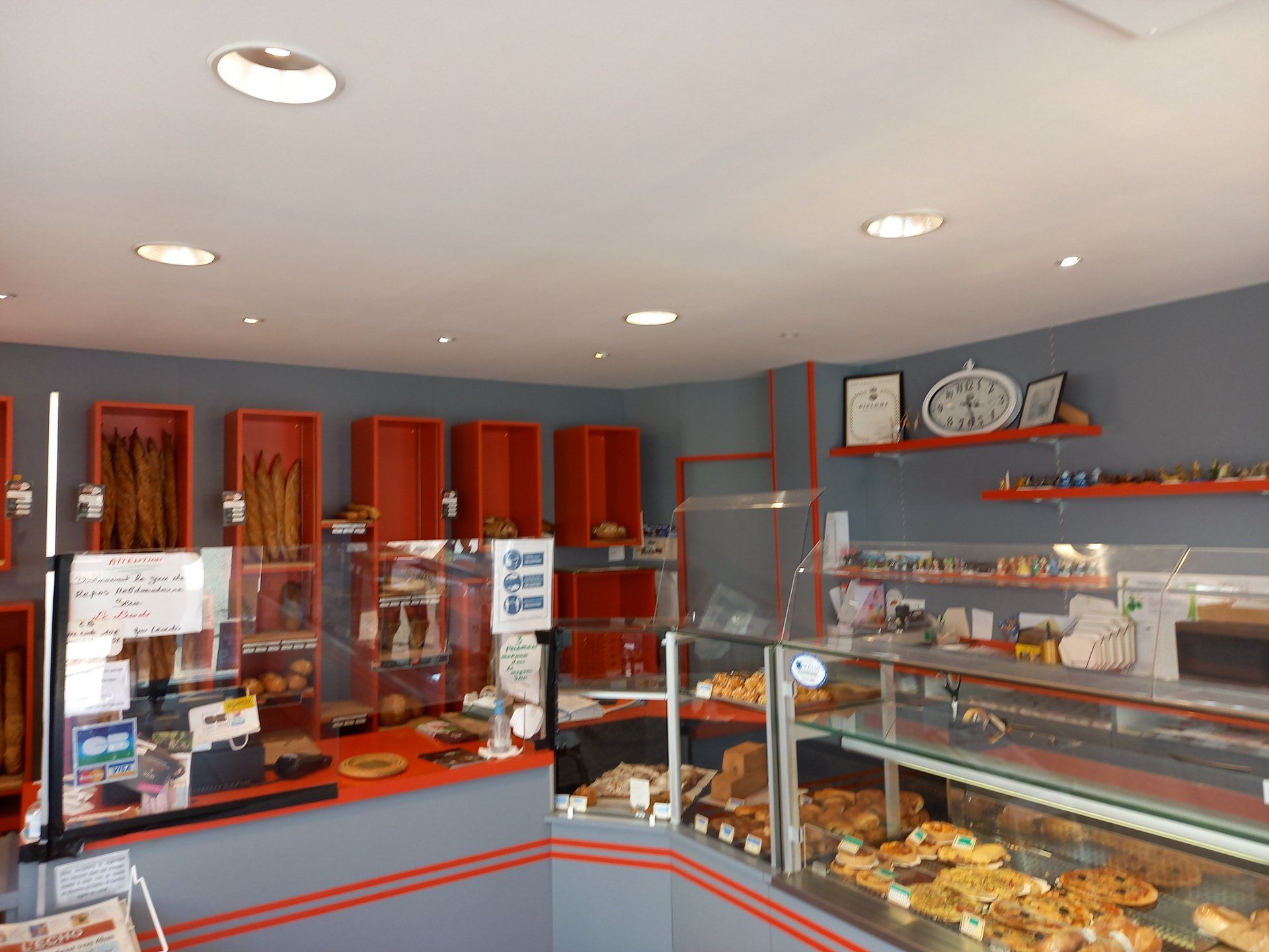 Travaux luminaire Boulangerie