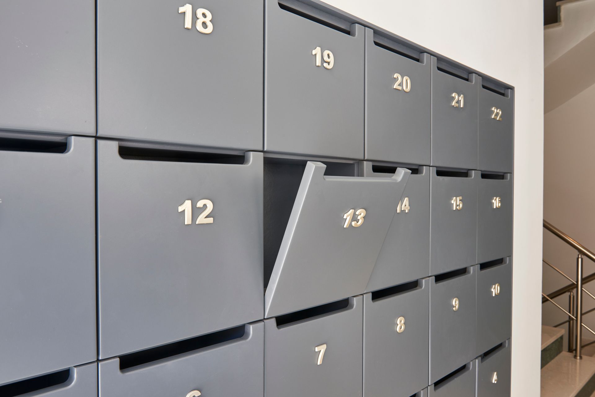 Des boîtes aux lettres