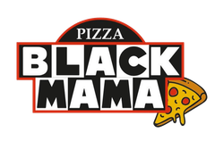 Accueil Logo Black Mama Pizza.