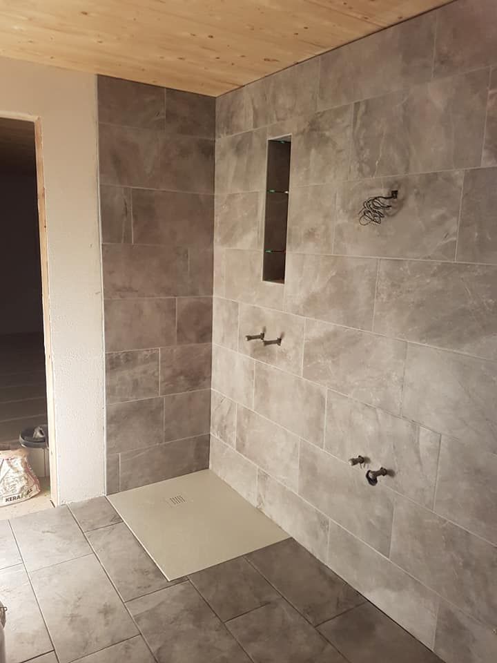 Piatto doccia bagno gres - Piastrelle Pavimenti Sonvico - PaviDesign