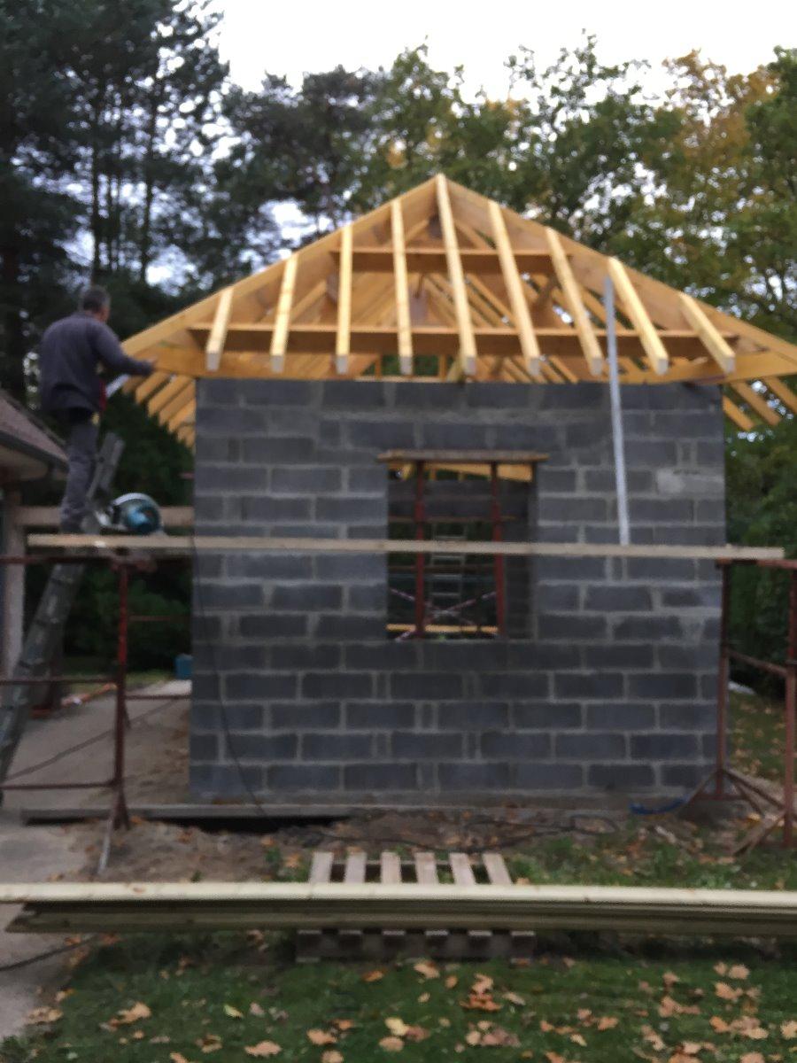 Reconstruction d'un garage à l'identique suite incendie au touquet