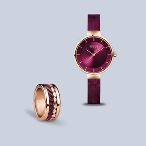 Armbanduhr und Ring von Bering