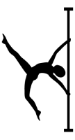 Icon Person beim Pole Dance