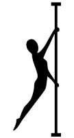 Icon Person beim Pole Dance