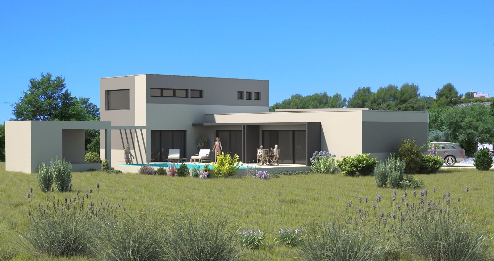 Villa moderne avec piscine