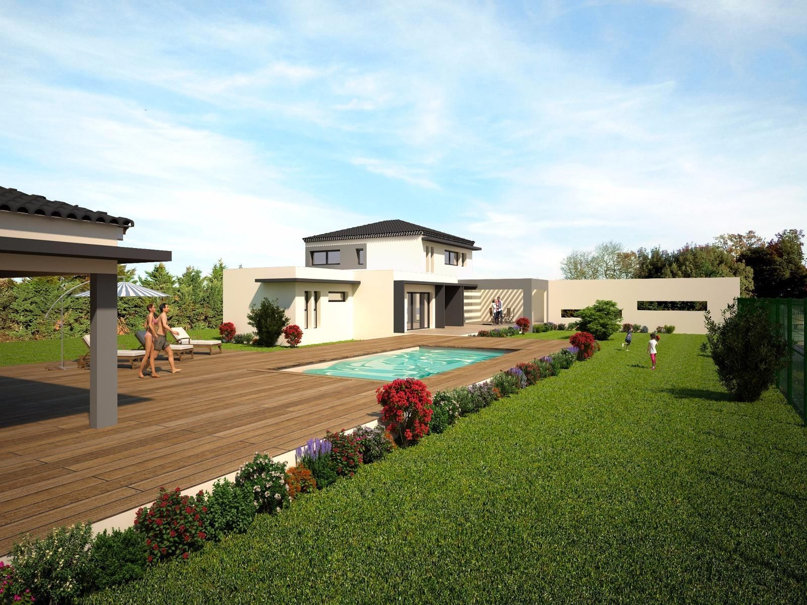 Villa contemporaine avec piscine