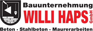 Bauunternehmung Willi Haps GmbH Logo