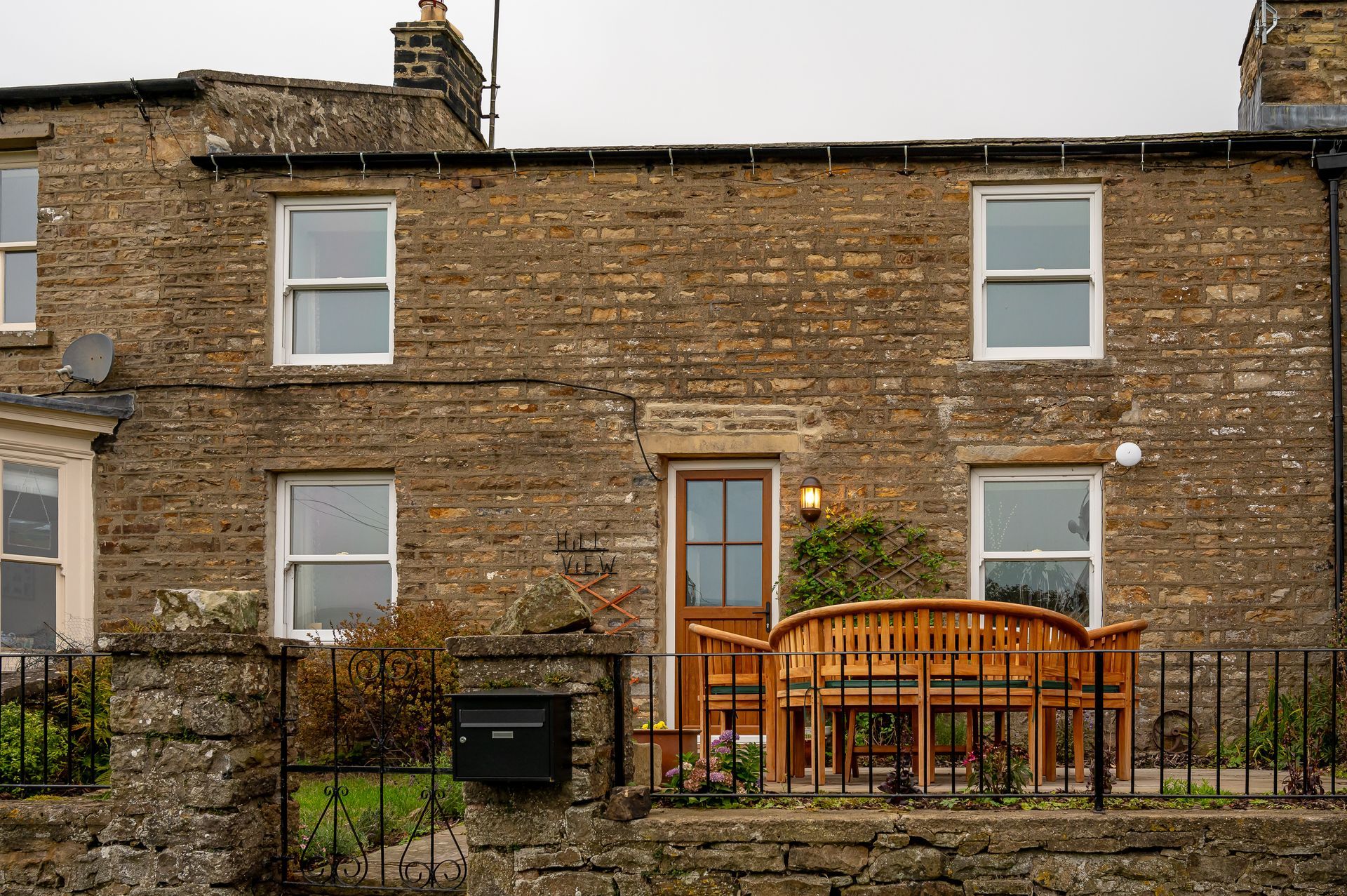 Front of cottage