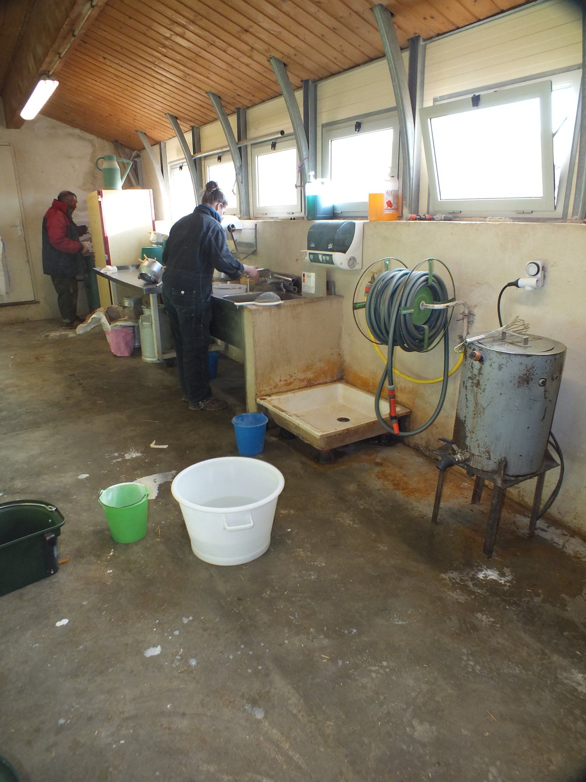 Photo de la chèvrerie