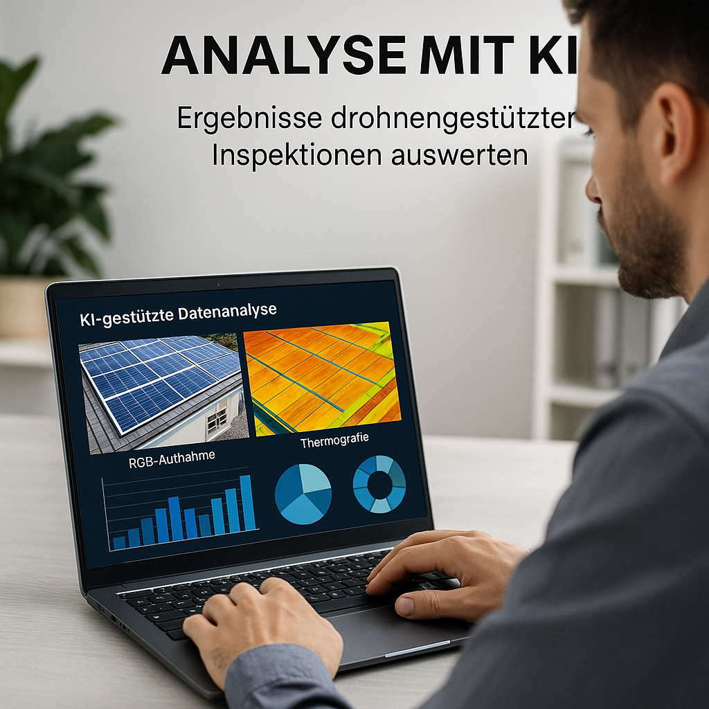 Einblick auf Laptop von einer Thermografie Analyse