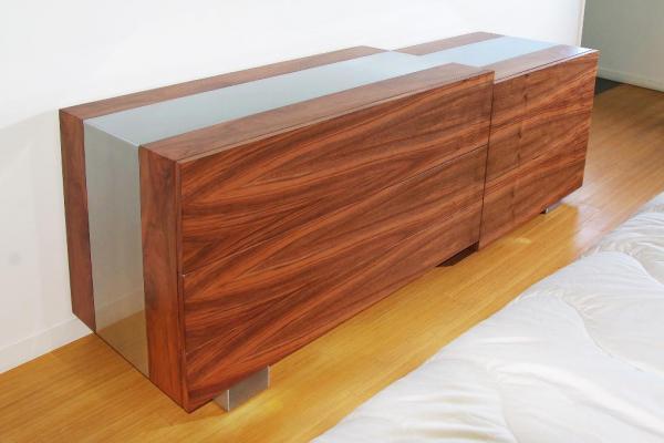 Création meuble télé en bois