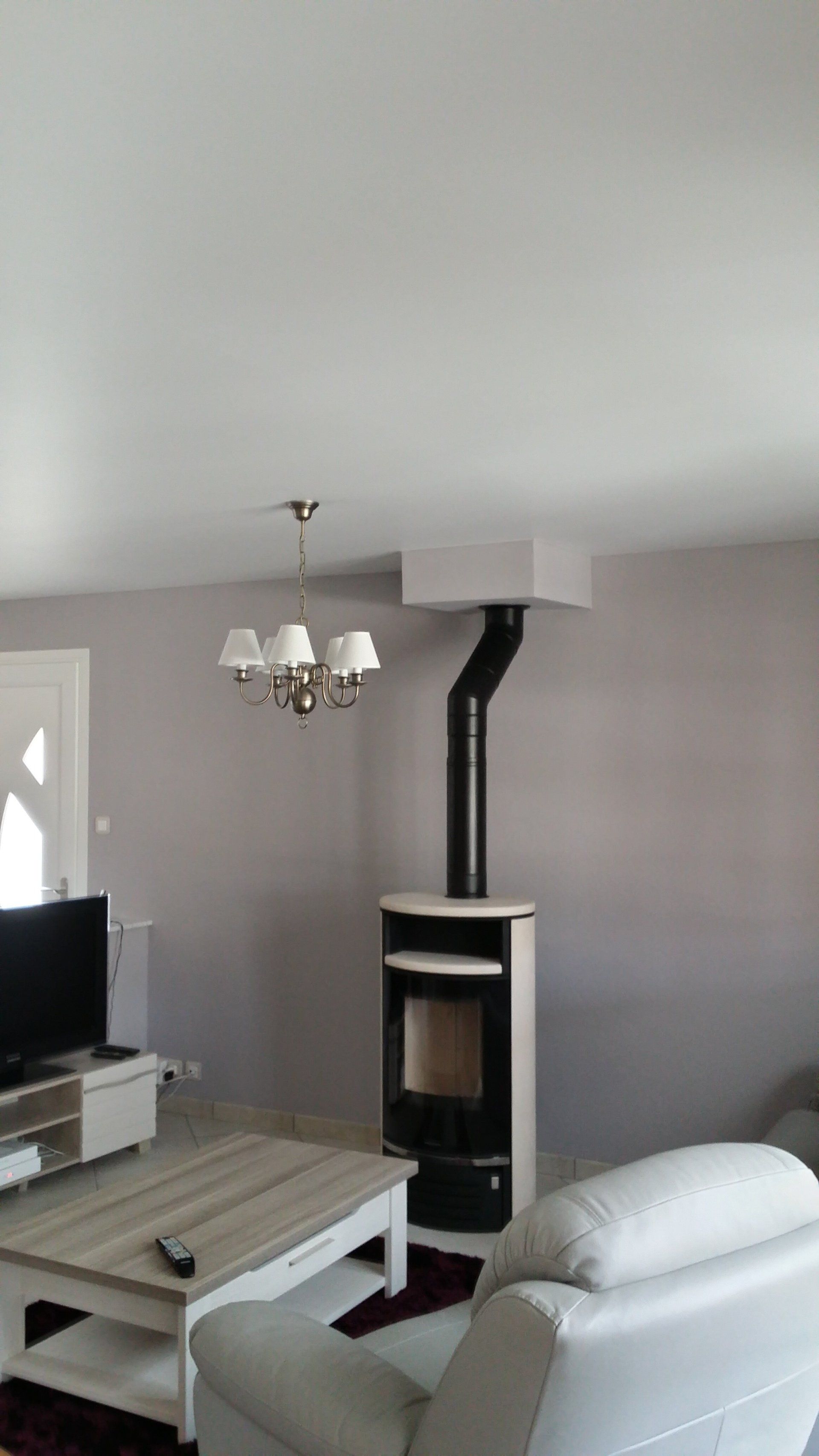 Plafond tendu et poêles