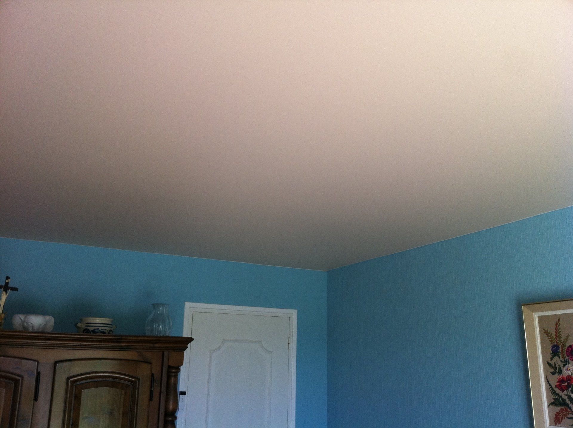 Réfection d'un plafond de chambre