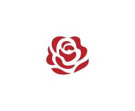 Ein Logo für das Hotel Rose Bitzfeld das auch ein eigenes Restaurant besitzt