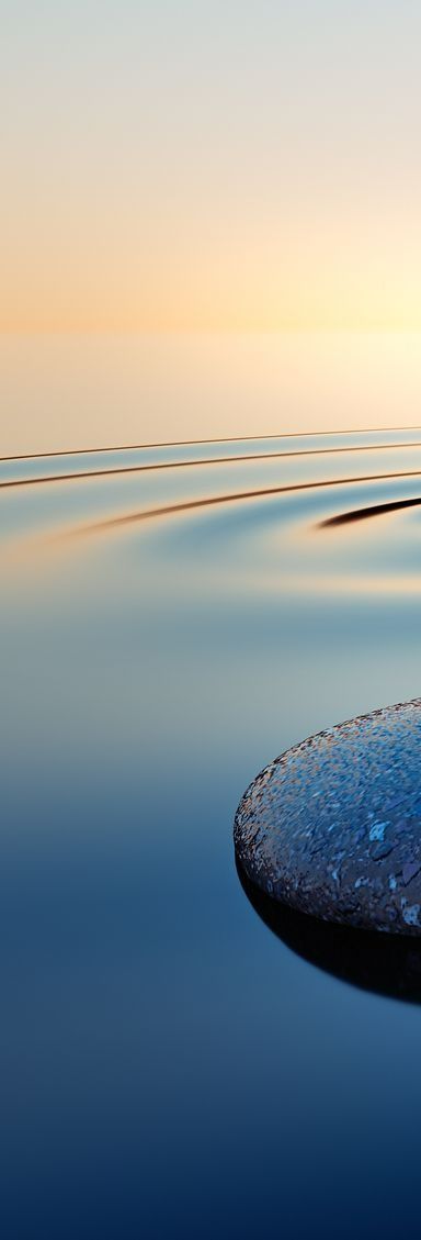 Reflet surface de l'eau