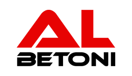 AL BETONI logo in red and black text on a white background