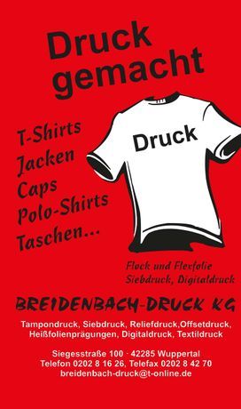 Poster Breidenbach Druck
