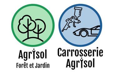 Logo Agrisol SA - machines pour forêt et jardin - carrosserie