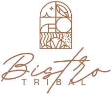 A logo for a restaurant called big tree tribal.