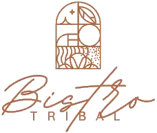 A logo for a restaurant called big tree tribal.