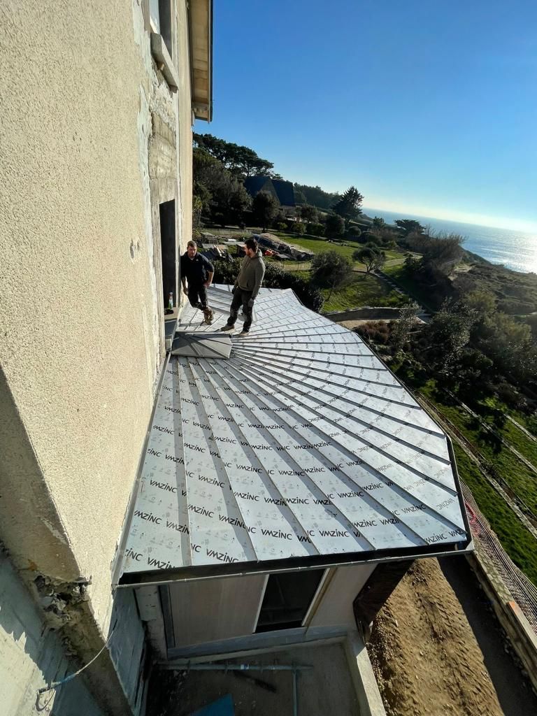 Travaux d'étanchéité pour une couverture