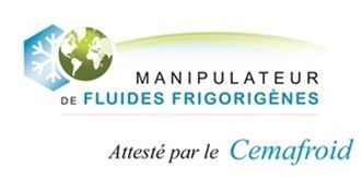 Logo Manipulateur de fluides frigorigènes Cemafroid