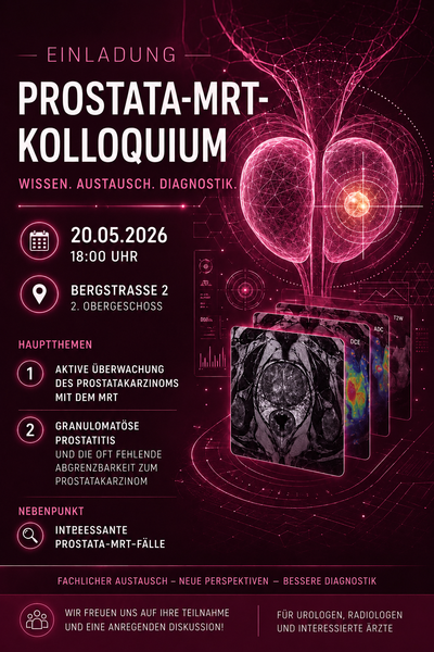 Flyer Einladung Prostata MRT Kolloquimiu