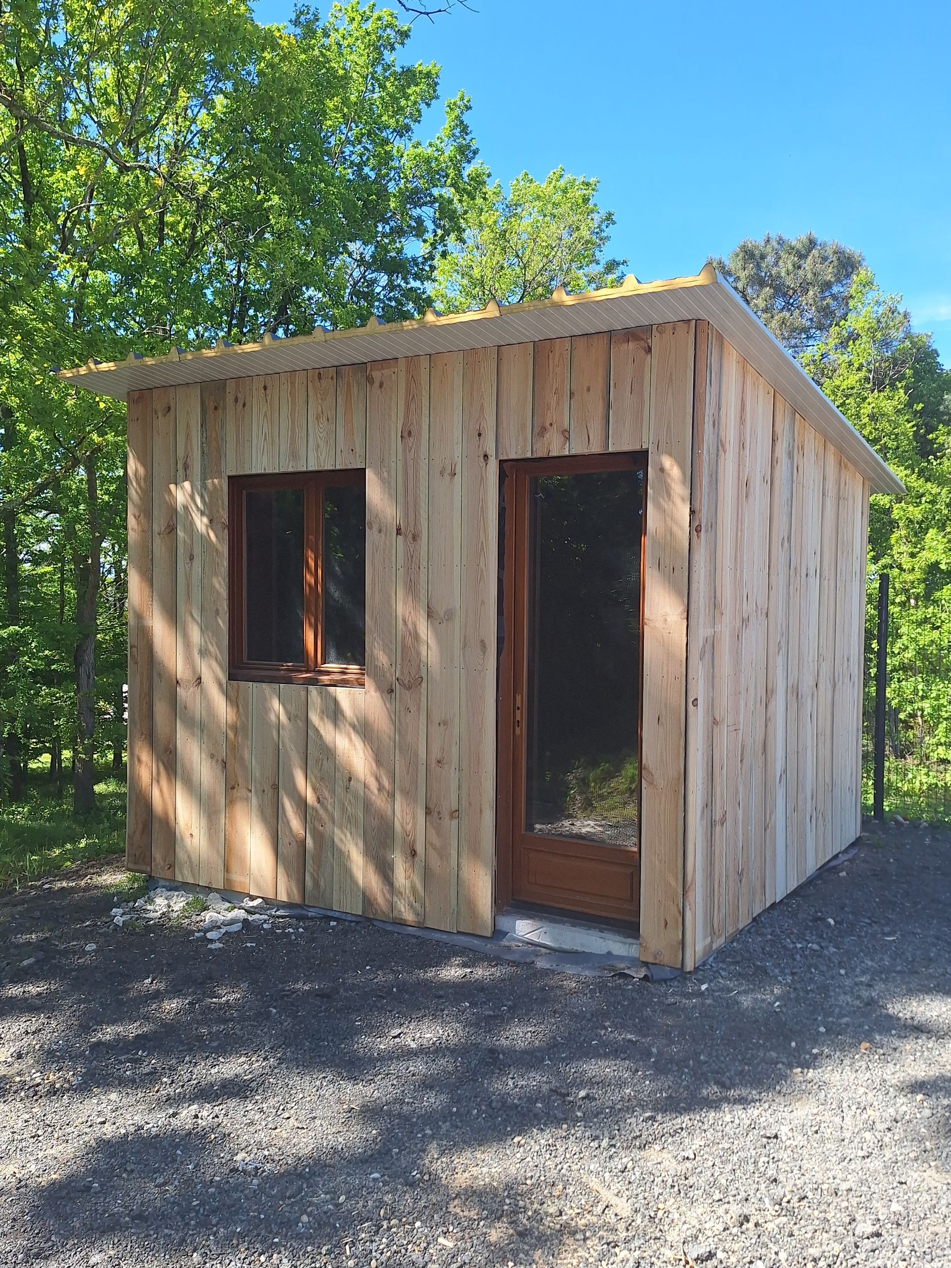 Création d'un abri de jardin