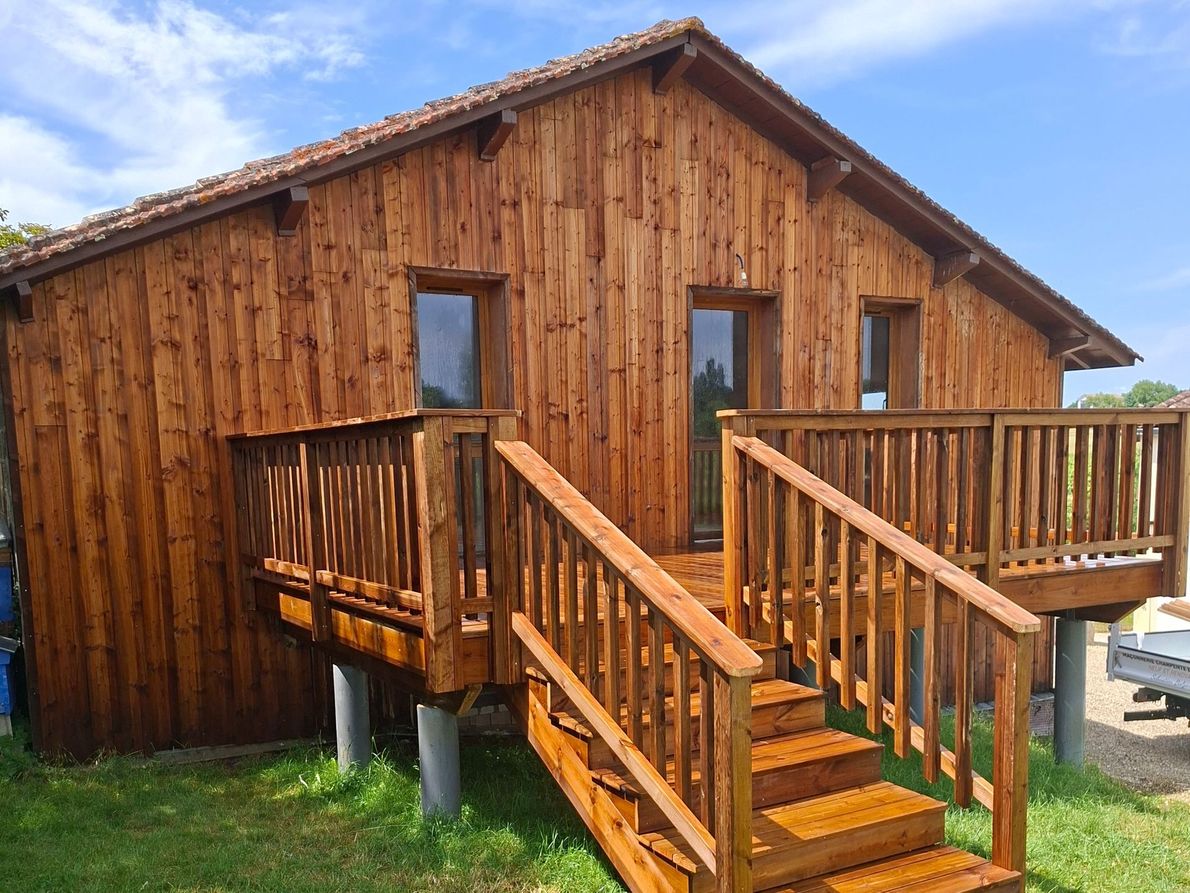 Création d'un chalet en bois