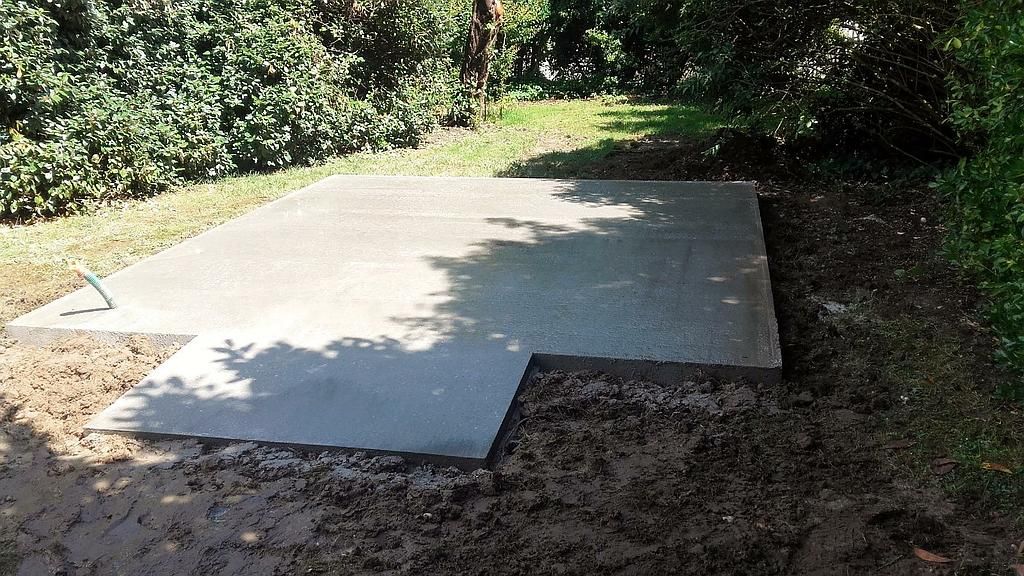 Création d'une chape