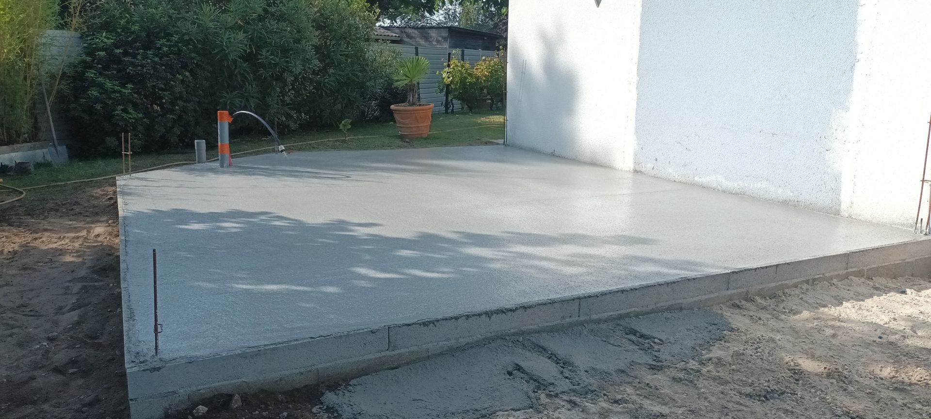 Création et pose d'un dallage