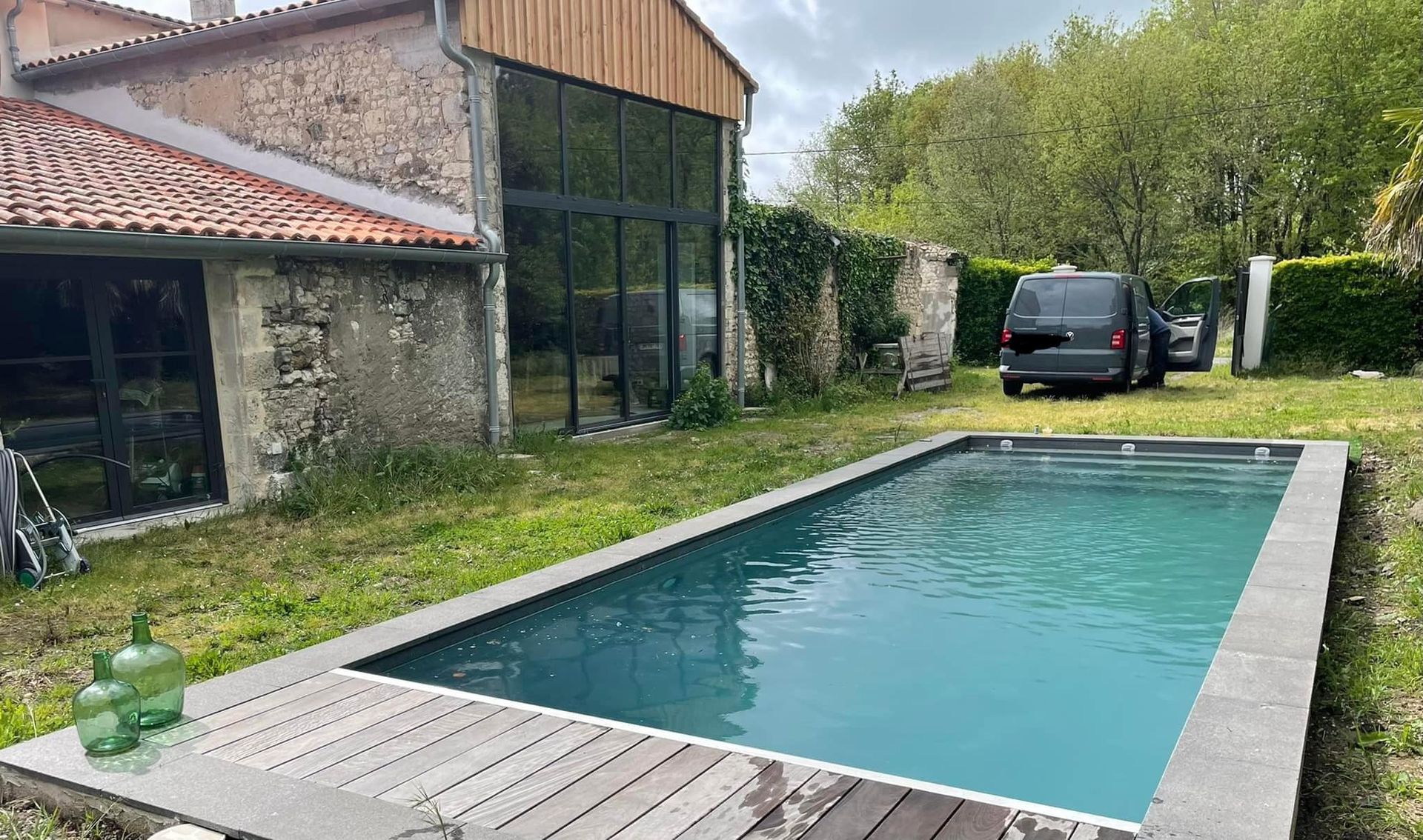 Création d'une piscine