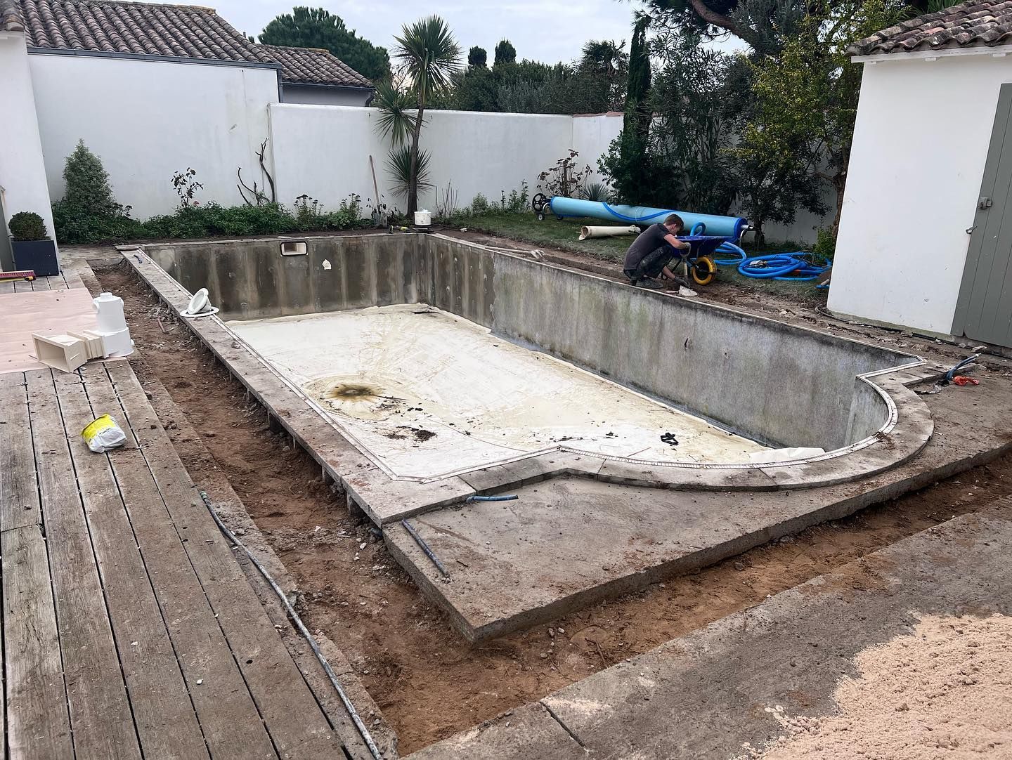 Réfection d'une piscine