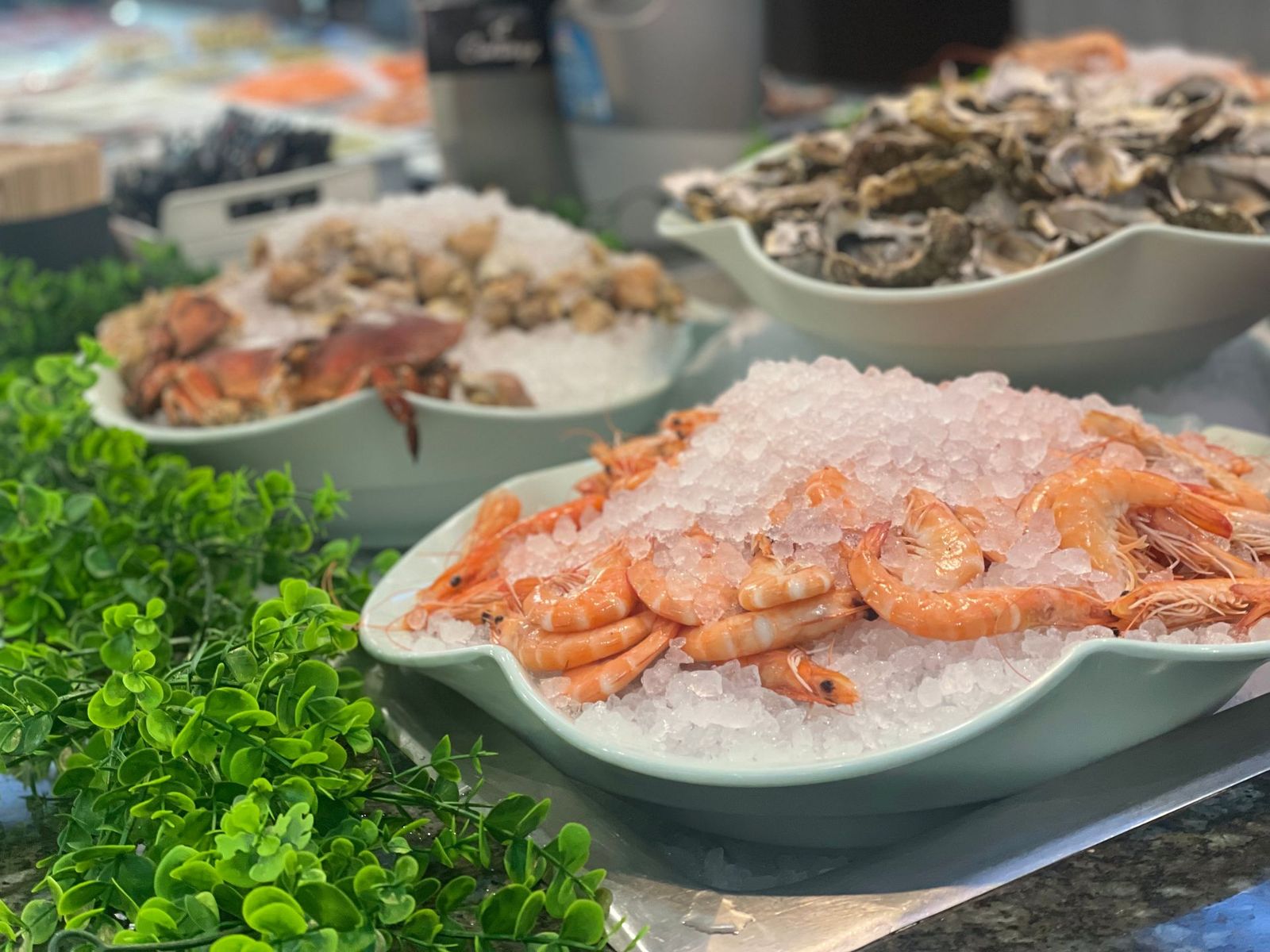 Différents fruits de mer